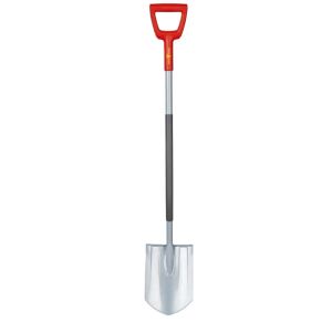 WOLF-Garten ASP-D Spaten Stahl Rot, Edelstahl