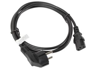 Lanberg CA-C13C-10CC-0018-BK Stromkabel Schwarz 1,8 m C13-Koppler CEE7/7