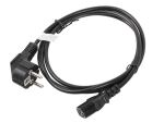 Lanberg CA-C13C-10CC-0018-BK Stromkabel Schwarz 1,8 m C13-Koppler CEE7/7