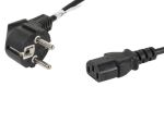 Lanberg CA-C13C-10CC-0018-BK Stromkabel Schwarz 1,8 m C13-Koppler CEE7/7