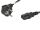 Lanberg CA-C13C-10CC-0018-BK Stromkabel Schwarz 1,8 m C13-Koppler CEE7/7