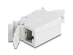 DELOCK RJ45 Kupplung CAT.6A Buchse zu Buchse grau