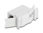 DELOCK RJ45 Kupplung CAT.6A Buchse zu Buchse grau