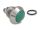 DELOCK Drucktaster zum Einbau 12 mm 2 x Schraubklemme grün
