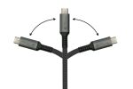 Alcasa 2240-CCT005A USB Kabel USB 2.0 0,5 m USB C 240 W Schwarz