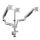 LogiLink BP0052 Flachbildschirm-Tischhalterung 81,3 cm (32") Tisch/Bank Metallisch