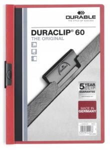 DURABLE Klemm-Mappe Duraclip Original 60 A4 rot