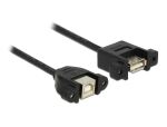 DELOCK USB Kabel B -> A Bu/Bu 1.00m Einbau