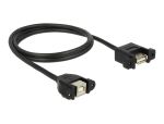 DELOCK USB Kabel B -> A Bu/Bu 1.00m Einbau