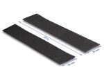 DELOCK Klettband selbstklebend Haft/Flauschband 25mx50mm SW