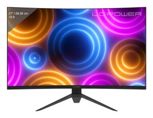 LC-Power LC-M27QC Computerbildschirm 68,6 cm (27") 2560 x 1440 Pixel Quad HD LCD Schwarz, Rot