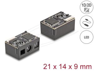 DELOCK Barcode Scanner Modul 1D und 2D - Deutsche Version