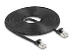 DELOCK Patchkabel gewinkelt RJ45 S/FTP Cat6 7,5m Schwarz