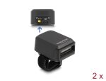 DELOCK Ringbarcode Scanner 1D und 2D (2 Stück) + Ladestation