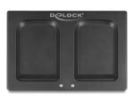 DELOCK Ringbarcode Scanner 1D und 2D (2 Stück) + Ladestation