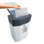HP OneShred Auto 80CC Aktenvernichter Kreuzschreddern 68 dB 22 cm Weiß