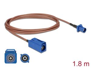 DELOCK Antennenkabel FAKRA C-Bu > C-St RG-316 1.8m