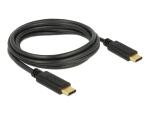 DELOCK Kabel USB C > C E-Marker 5A 2.0m schwarz