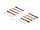 DELOCK KBI biegsam L 250 x B 4 mm farbig sortiert Set 10 STK