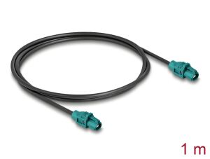 DELOCK Kabel HDMTD Z single Buchse zu HDMTD Z single BU 1m