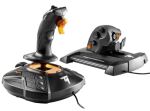Thrustmaster T-16000M FCS Hotas Schwarz, Orange USB Joystick Analog / Digital PC