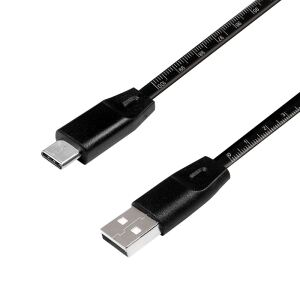 LogiLink CU0157 USB Kabel USB 2.0 1 m USB A USB C Schwarz