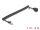 DELOCK RJ45 Spiralkabel St > Bu Cat.5e UTP 1m - 3m schwarz