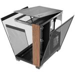 Antec C8 Wood Full Tower Schwarz, Holz
