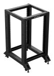 Lanberg OR01-6818-B Rack 18U Freistehendes Gestell Schwarz