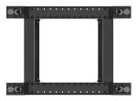 Lanberg OR01-6818-B Rack 18U Freistehendes Gestell Schwarz