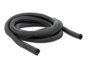 DeLOCK Geflechtschlauch selbstschließend 10 m x 25 mm schwarz