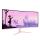 Arozzi Nova 34″ Curved Computerbildschirm 86,4 cm (34") 3440 x 1440 Pixel 4K Ultra HD LED Pink