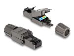 DELOCK RJ45 Stecker Cat.8.1 STP werkzeugfrei