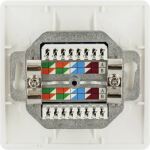 Schwaiger TDU2628532 Steckdose RJ-45 Weiß