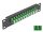 DELOCK 10" LWL Patchpanel 12 Port LC Duplex grün 1HE schwa