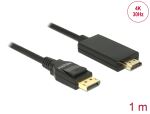 DELOCK Displayport Kabel DP -> HDMI St/St 4K 1.00m...