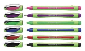 Schneider AG Xpress Schwarz, Blau, Grün, Pink, Rot, Violett Stick-Kugelschreiber Fein 6 Stück(e)