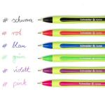 Schneider AG Xpress Schwarz, Blau, Grün, Pink, Rot, Violett Stick-Kugelschreiber Fein 6 Stück(e)