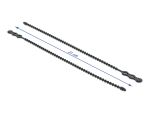 DELOCK Blitzbinder wiederverwendbar L 210 x B 4,5 mm schwarz