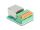 DeLOCK 90652 Kabeladapter RJ45 8 pin terminal block Grün, Silber