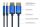 Alcasa 4814-SF050B DisplayPort-Kabel 5 m Blau