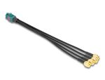 DELOCK Kabel Mini FAKRA Z Buchse quad zu 4 x SMA Stecker