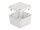 DELOCK Installationsgehäuse IP65 wasserdicht 96x96x60mm grau