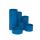 MAUL 4115637 Stiftehalter Kunststoff Blau