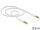 DeLOCK 3.5mm - 3.5mm, 0.5m Audio-Kabel 0,5 m Weiß