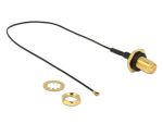 DELOCK HF Kabel RP-SMA -> MHF Bu/St 0.20m zum Einbau