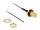 DELOCK HF Kabel RP-SMA -> MHF Bu/St 0.20m zum Einbau