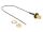 DELOCK HF Kabel RP-SMA -> MHF Bu/St 0.20m zum Einbau