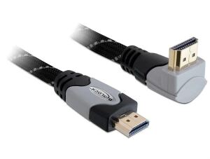 DeLOCK 5m High Speed HDMI 1.4 HDMI-Kabel HDMI Typ A (Standard) Schwarz, Grau