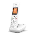 Gigaset E390 Analoges/DECT-Telefon Anrufer-Identifikation Weiß